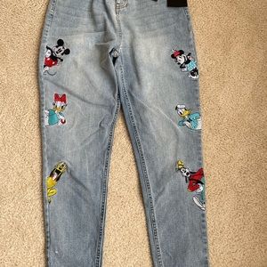 Disney Mom Jean NWT size 1 Mickey, Minnie